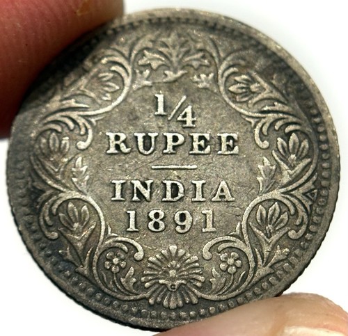 1891 british india silver - british,